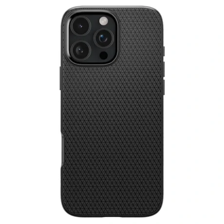 Husa Spate Spigen Liquid Air pentru iPhone 16 Pro Negru