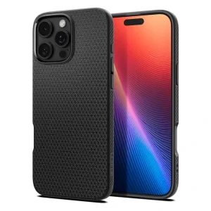 Husa Spate Spigen Liquid Air pentru iPhone 16 Pro Negru