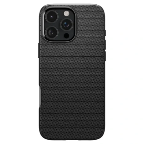 Husa Spate Spigen Liquid Air pentru iPhone 16 Pro Max Negru