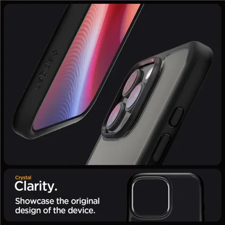 Husa Spate Spigen Ultra Hybrid pentru iPhone 16 Pro Max Negru
