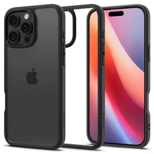 Husa Spate Spigen Ultra Hybrid pentru iPhone 16 Pro Max Negru