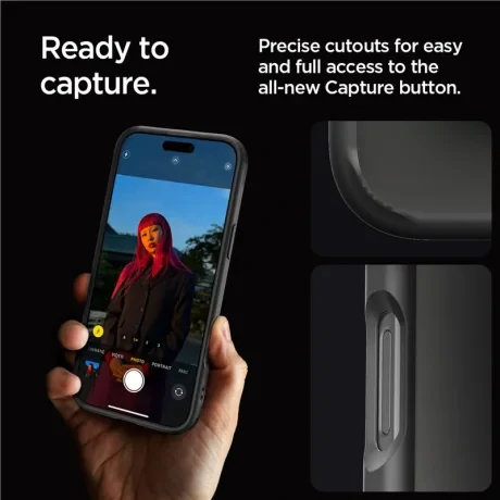 Husa Spate Spigen Ultra Hybrid pentru iPhone 16 Pro Max Negru