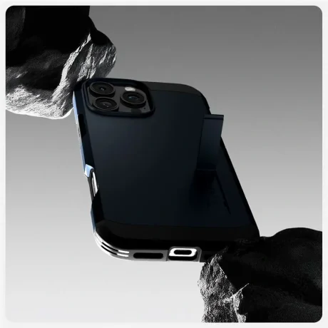 Husa Spate Spigen Tough Armor MagSafe pentru iPhone 16 Pro Max Gri