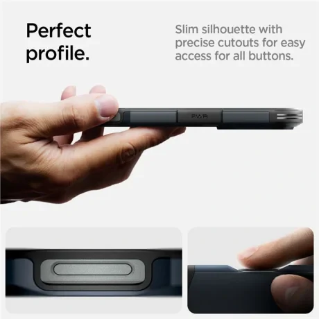 Husa Spate Spigen Tough Armor MagSafe pentru iPhone 16 Pro Max Gri