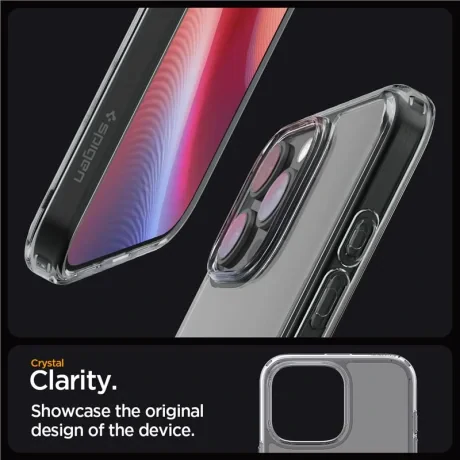 Husa Spate Spigen Ultra Hybrid, cristal spatial pentru iPhone 16 Pro Max Transparent