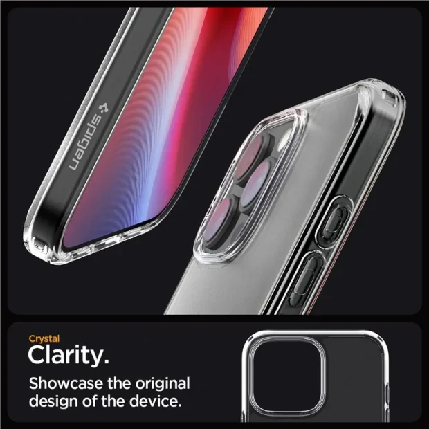 Husa Spate Spigen Ultra Hybrid pentru iPhone 16 Pro Max Transparent