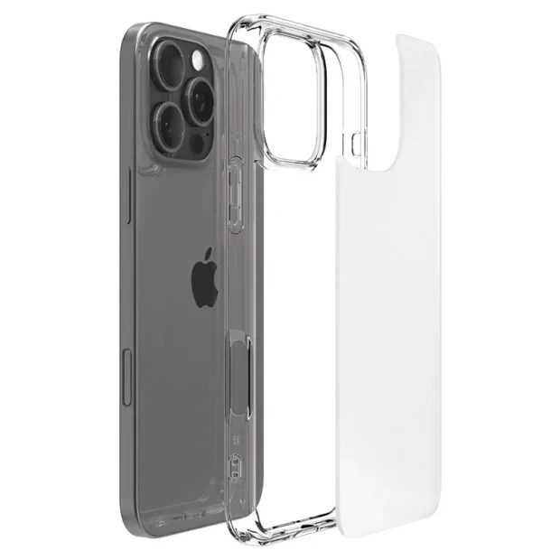 Husa Spate Spigen Ultra Hybrid pentru iPhone 16 Pro Max Transparent
