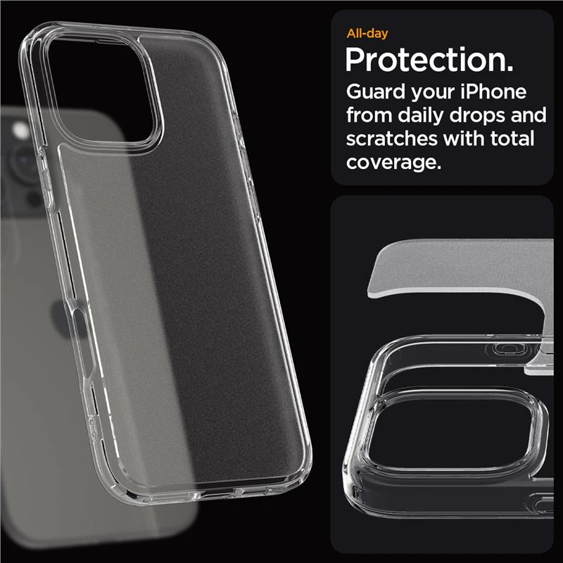 Husa Spate Spigen Ultra Hybrid pentru iPhone 16 Pro Max Transparent thumb