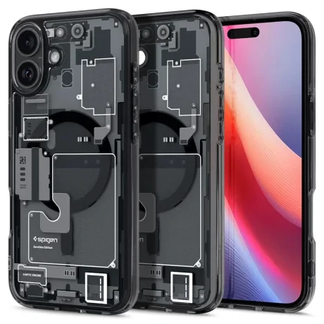 Husa Spate Spigen Ultra Hybrid MagSafe pentru iPhone 16 Negru