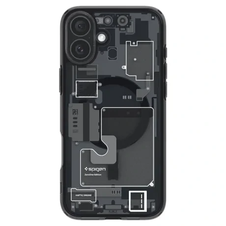 Husa Spate Spigen Ultra Hybrid MagSafe pentru iPhone 16 Negru