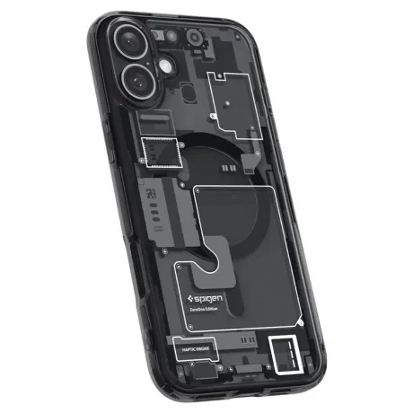 Husa Spate Spigen Ultra Hybrid MagSafe pentru iPhone 16 Negru