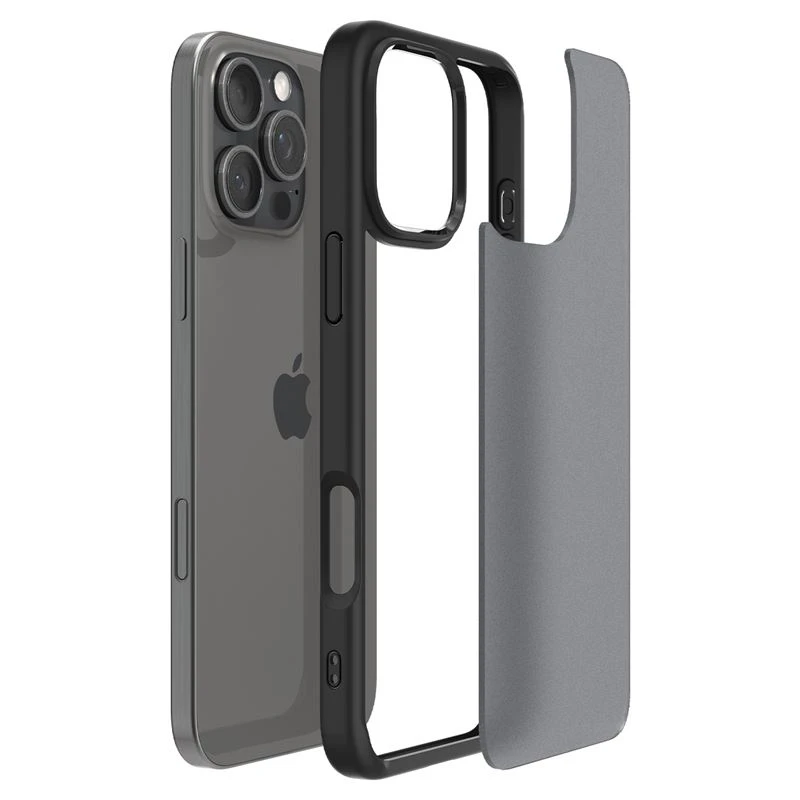 Husa Spate Spigen Ultra Hybrid pentru iPhone 16 Pro Negru thumb