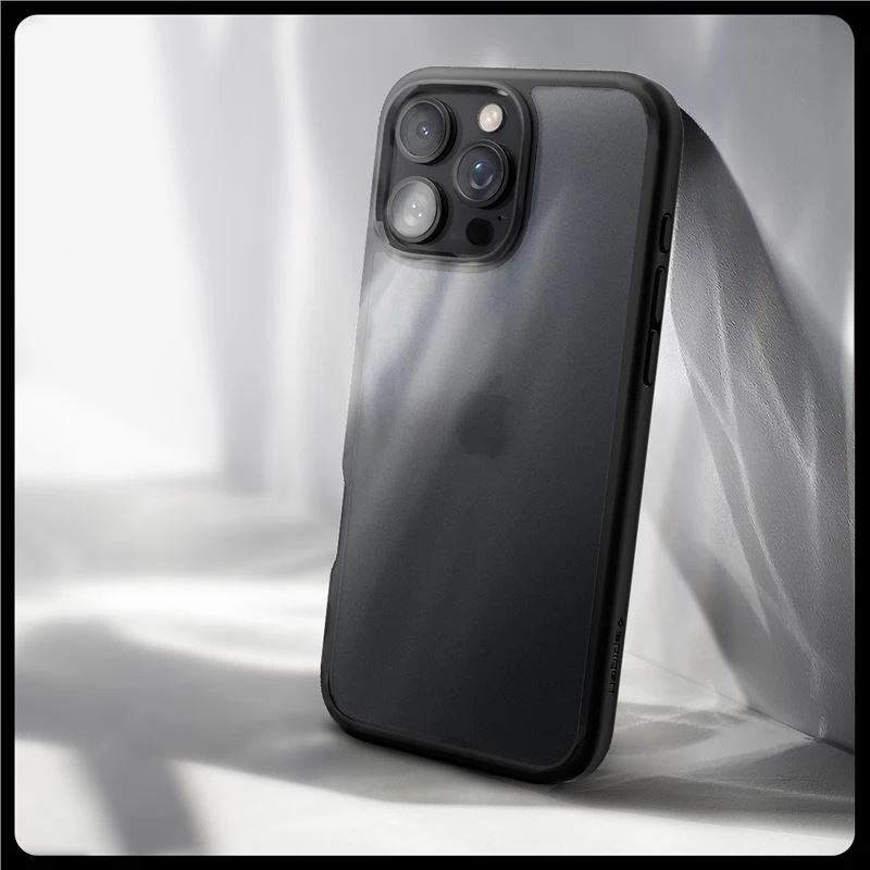 Husa Spate Spigen Ultra Hybrid pentru iPhone 16 Pro Negru thumb