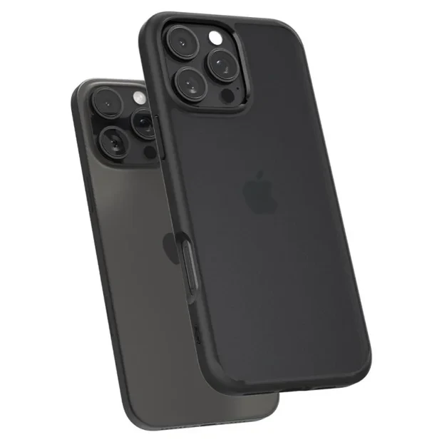 Husa Spate Spigen Ultra Hybrid pentru iPhone 16 Pro Negru