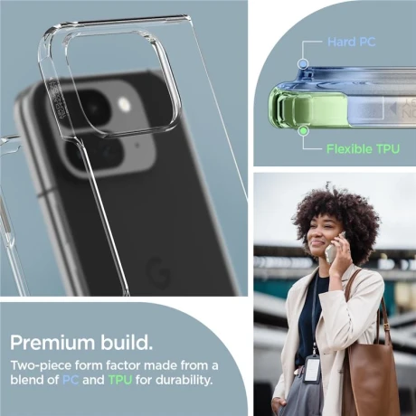 Spigen Ultra Hybrid, cristalin - Google Pixel 9 Pro Fold