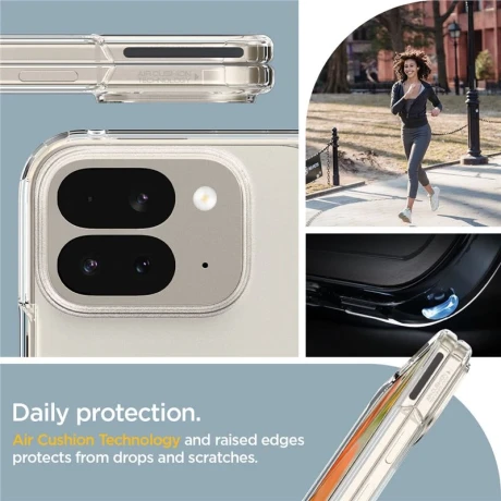 Spigen Ultra Hybrid, cristalin - Google Pixel 9 Pro Fold