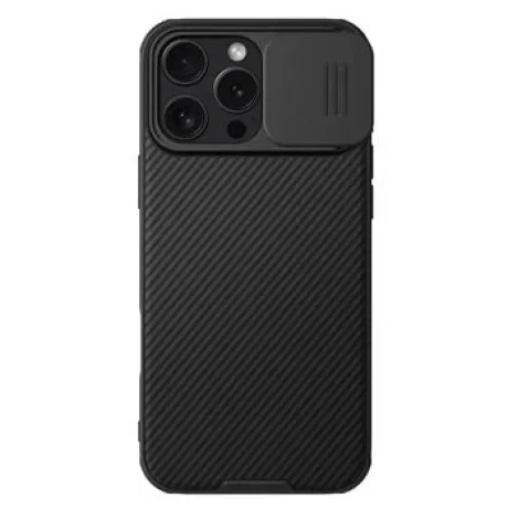Husa  magnetica Nillkin CamShield PRO pentru Apple iPhone 16 Pro Max, neagra