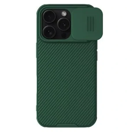 Husa Spate Magnetica Nillkin CamShield PRO pentru iPhone 16 Pro Verde
