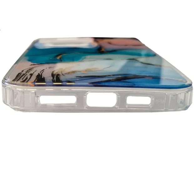 Husa Spate Fashion Marble pentru iPhone 15