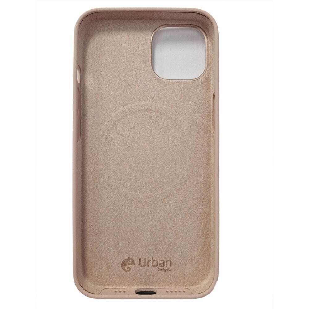 Husa Spate Urban Gadgets Silicon Soft MagSafe pentru iPhone 13 Roz thumb