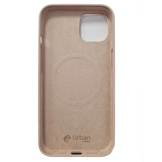 Husa Spate Urban Gadgets Silicon Soft MagSafe pentru iPhone 13 Roz