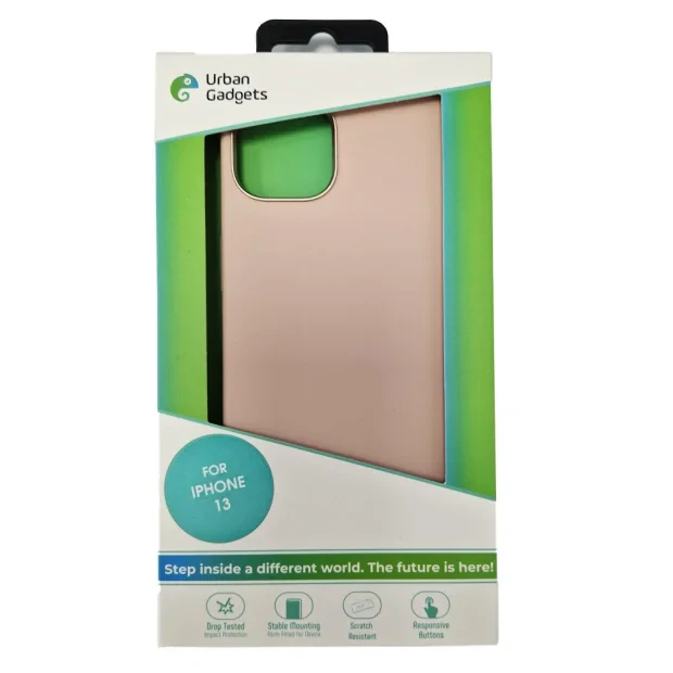 Husa Spate Urban Gadgets Silicon Soft MagSafe pentru iPhone 13 Roz