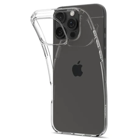 Husa Spate Spigen Liquid Crystal pentru iPhone 16 Pro Max Transparent