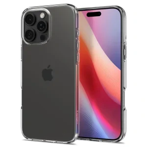 Husa Spate Spigen Liquid Crystal pentru iPhone 16 Pro Max Transparent