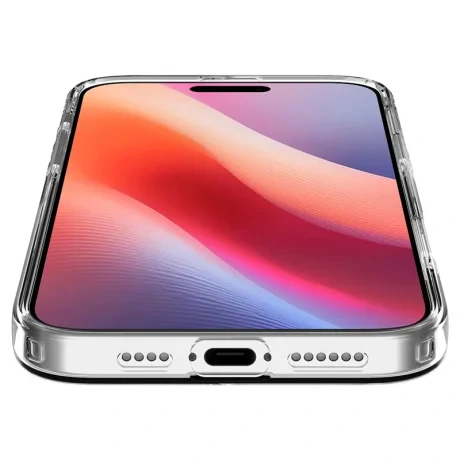Husa Spate Spigen Liquid Crystal pentru iPhone 16 Pro Max Transparent