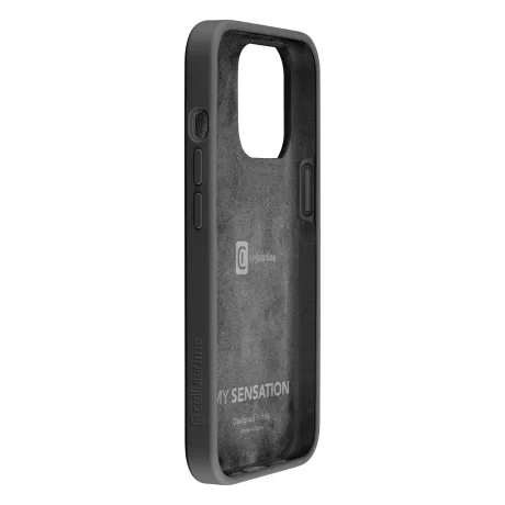 Husa Spate Cellularline Sensation pentru iPhone 16 Pro Max Negru