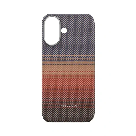 Husa tesuta tactila Pitaka, apus de soare - iPhone 16