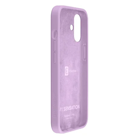 Husa Spate Cellularline Sensation pentru iPhone 16 Roz