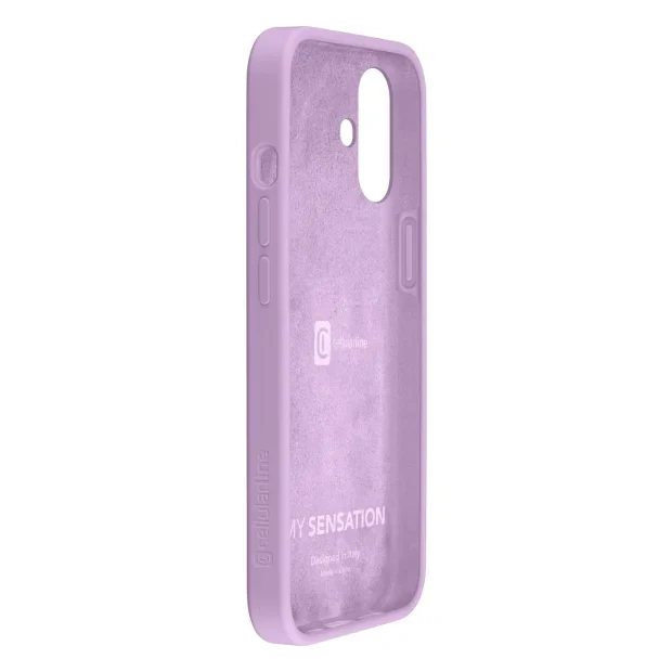 Husa Spate Cellularline Sensation pentru iPhone 16 Roz