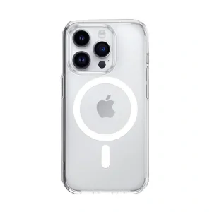 Husa Spate Hard MagSafe pentru iPhone 15 Transparent