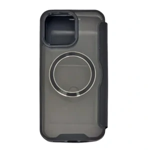 Husa Book MagSafe pentru iPhone 15 Pro Max Negru