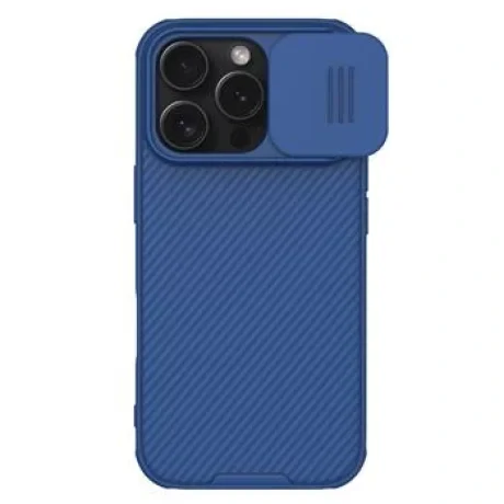 Husa Nillkin CamShield PRO pentru  iPhone 16 Pro albastru