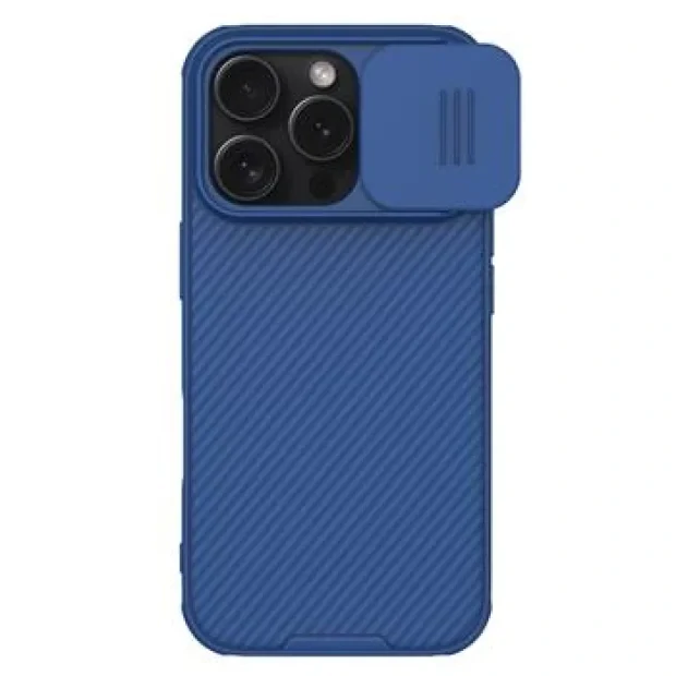 Husa Nillkin CamShield PRO pentru  iPhone 16 Pro albastru