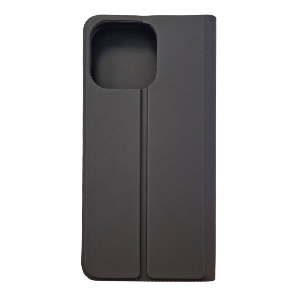 Husa Book Silicon Flip pentru iPhone 15 Pro Negru thumb