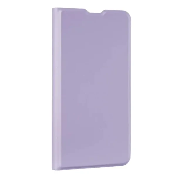 Husa Book Silicon Flip pentru iPhone 15 Pro Max Roz/Mov
