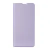 Husa Book Silicon Flip pentru iPhone 15 Pro Max Roz/Mov