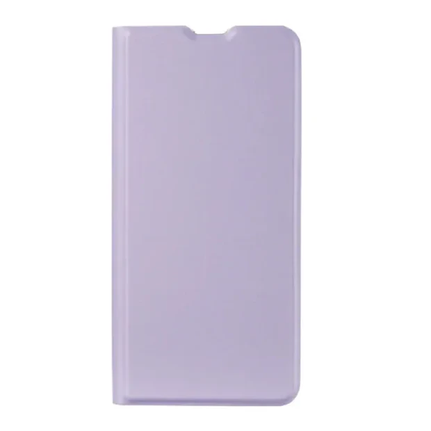 Husa Book Silicon Flip pentru iPhone 15 Pro Max Roz/Mov