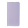 Husa Book Silicon Flip pentru Samsung Galaxy S24 Ultra Roz/Mov