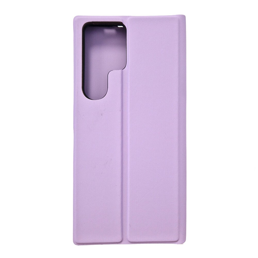 Husa Book Silicon Flip pentru Samsung Galaxy S24 Ultra Roz/Mov thumb