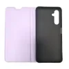 Husa Book Silicon Flip pentru Samsung Galaxy S24 Plus Roz/Mov