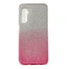 Husa Spate Fashion Glitter pentru Samsung Galaxy A15, Roz/Argintiu