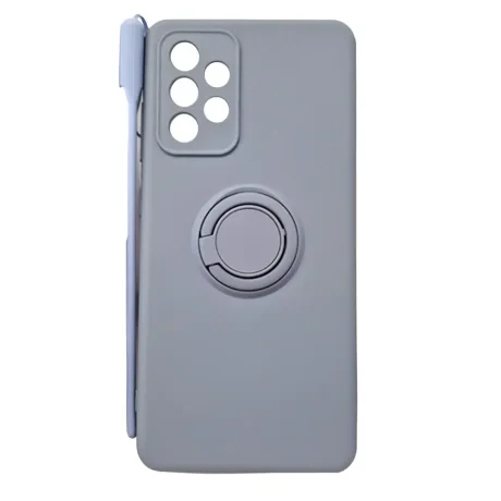 Husa Spate Silicon Finger Grip pentru Samsung A52/A52 5G Albastru