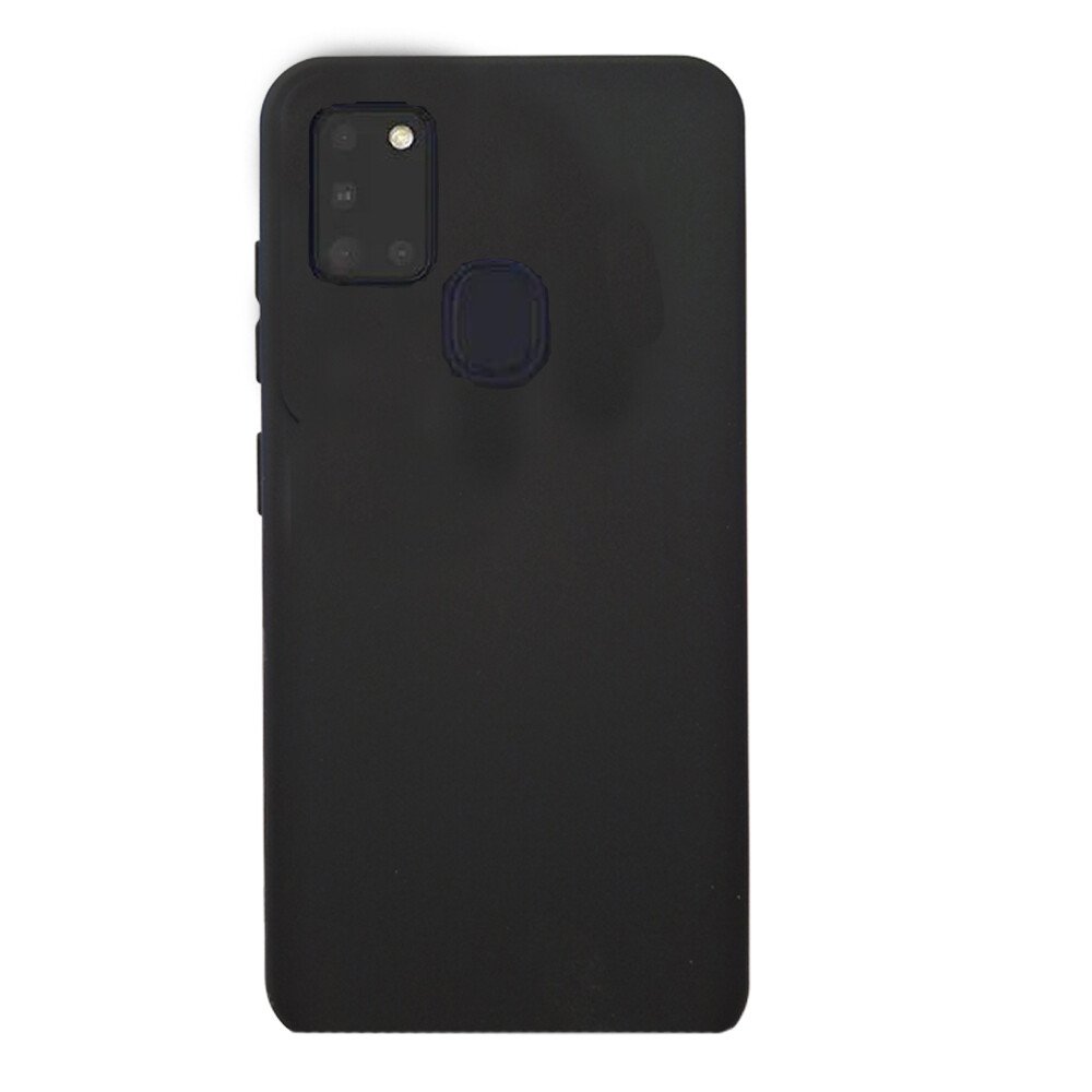 Husa Cover Silicon Slim Mat pentru Samsung Galaxy A21s Bulk Rama Rosu thumb