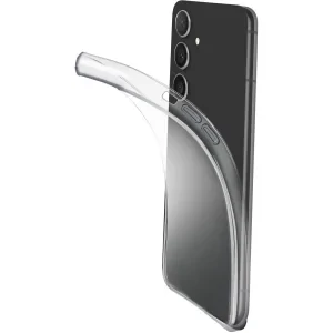 Husa Spate Cellularline Silicon Fine Soft pentru Samsung Galaxy A55 5G Transparent