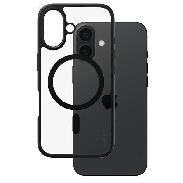Husa Spate PanzerGlass Hard Care MagSafe pentru iPhone 16 Negru thumb