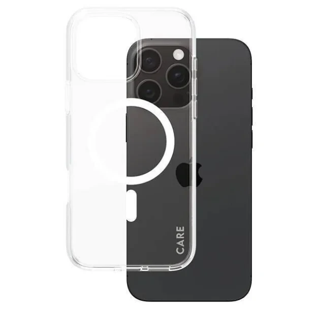 Husa Spate PanzerGlass Hard Care MagSafe pentru iPhone 16 Pro Max Transparent